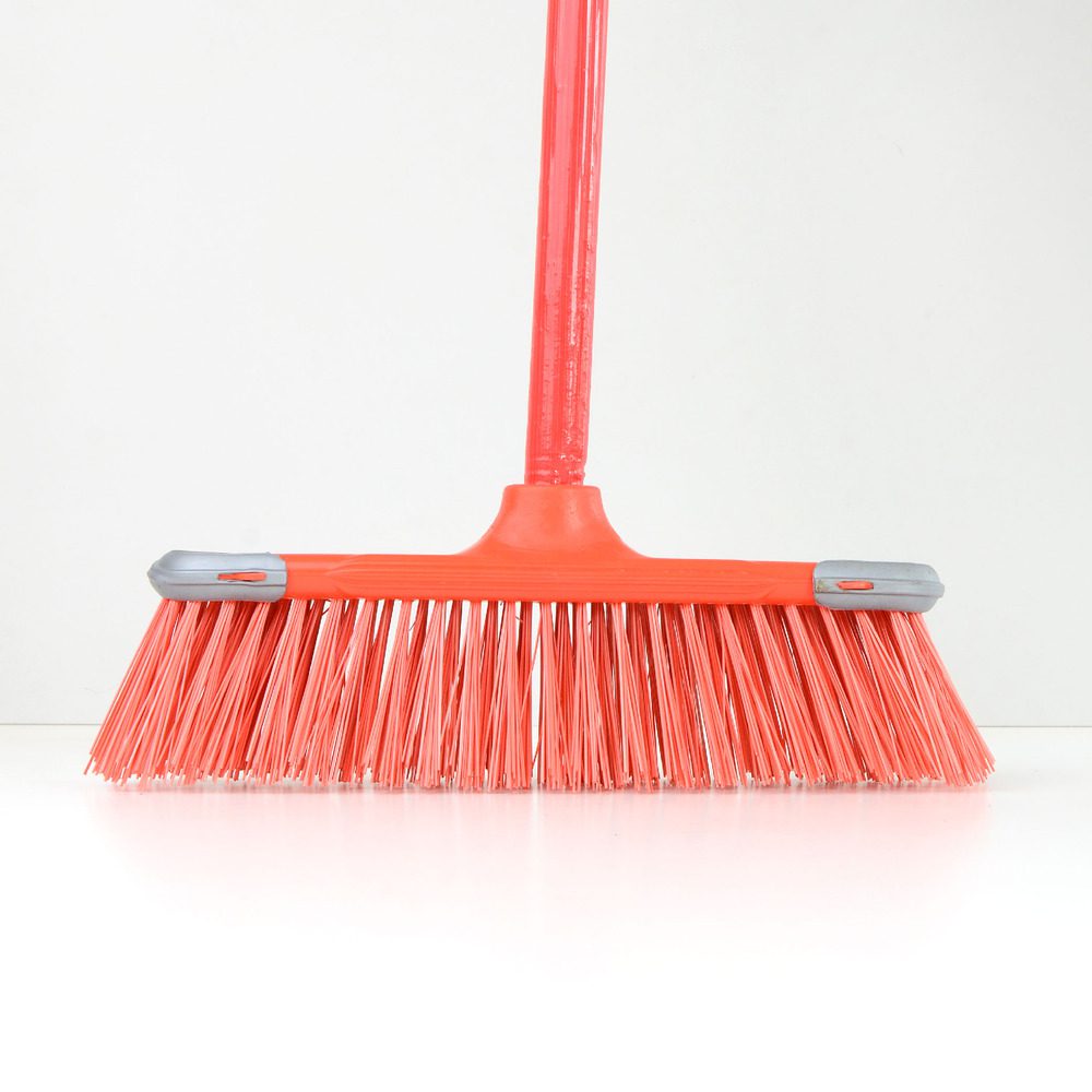 Straight Hard Push Broom with Handle