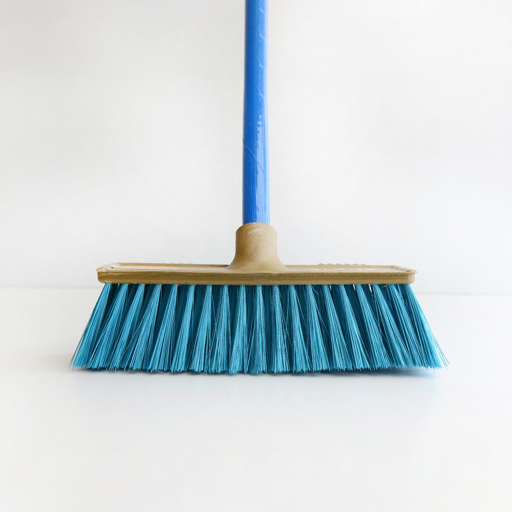 Scrapper Hard Broom with Handle