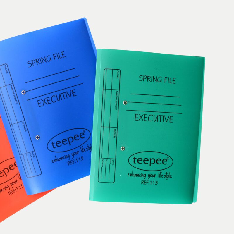 Plastic Executive Spring File