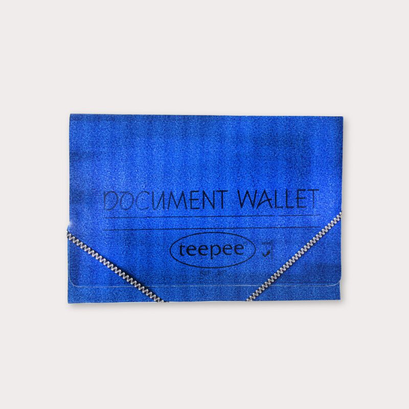 Manilla Document Wallet with Elastic