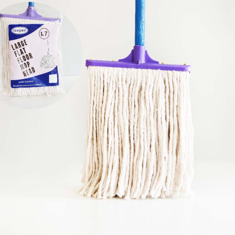 Large Flat Mop with Handle
