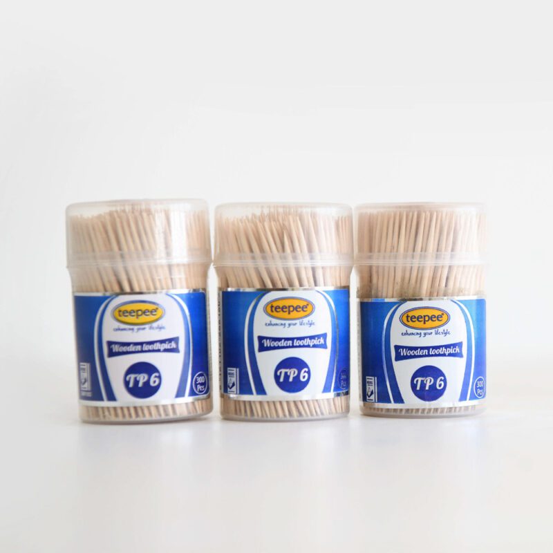 3 Large Pack Wooden Toothpicks